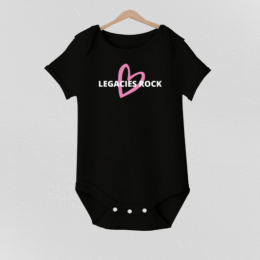 Legacies Rock Official - Organic Short Sleeve Baby Bodysuit