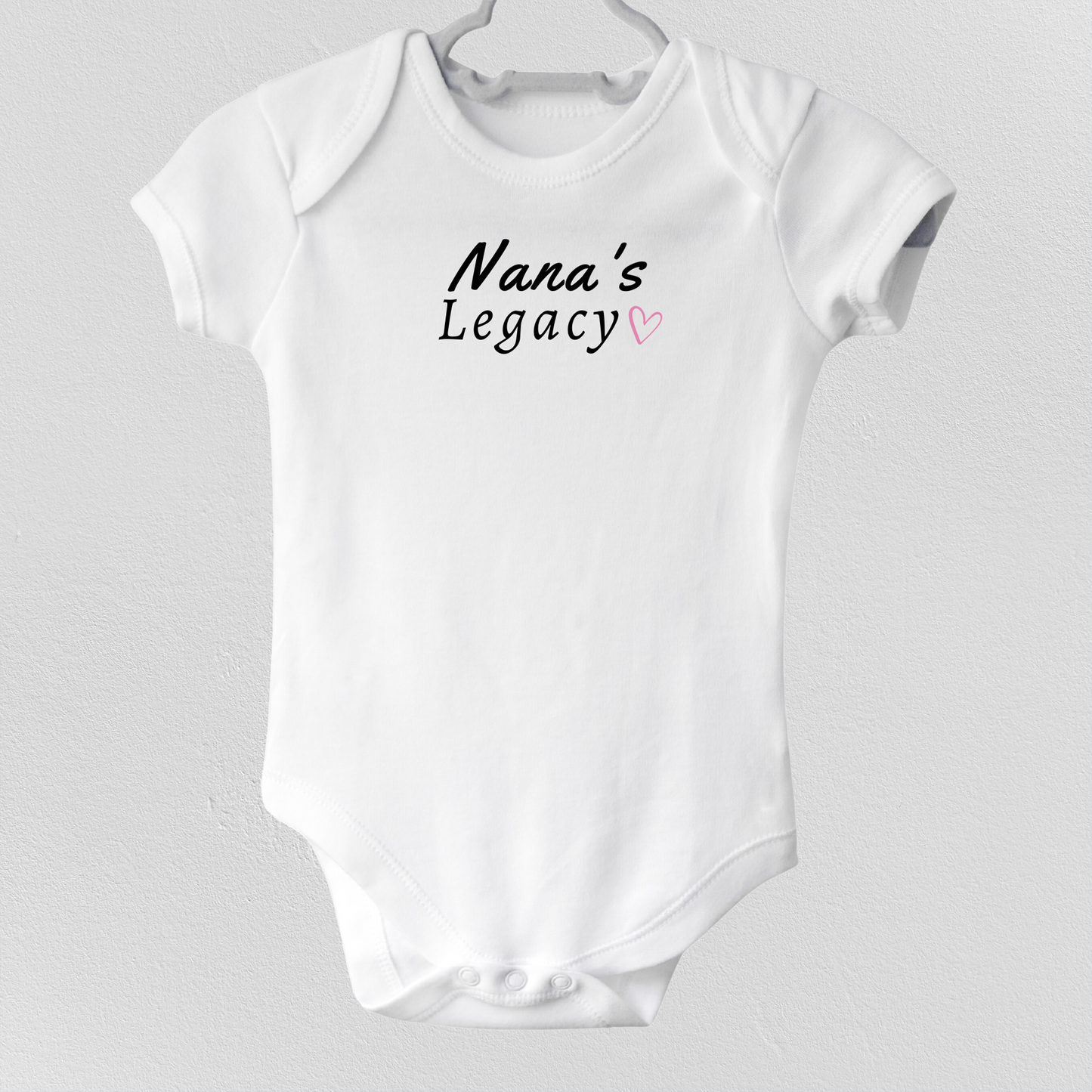 Nana's Legacy - Organic Short Sleeve Baby Bodysuit - Unisex