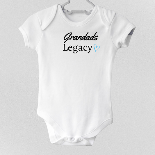 Grandad's Legacy - Organic Short Sleeve Baby Bodysuit - Unisex