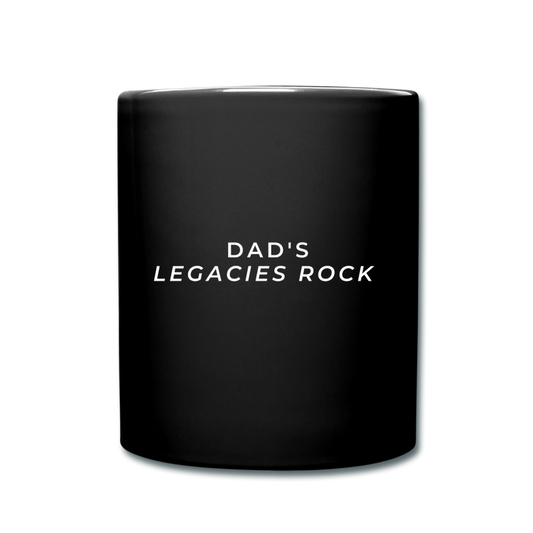 Dad's Legacies Rock Mug - black